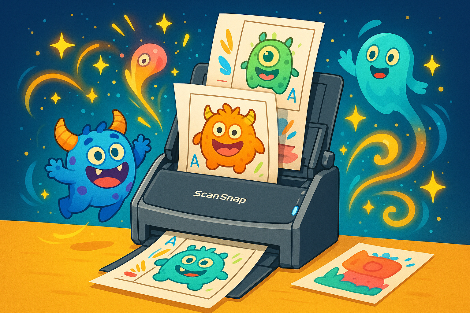 ScanSnapとモンスター